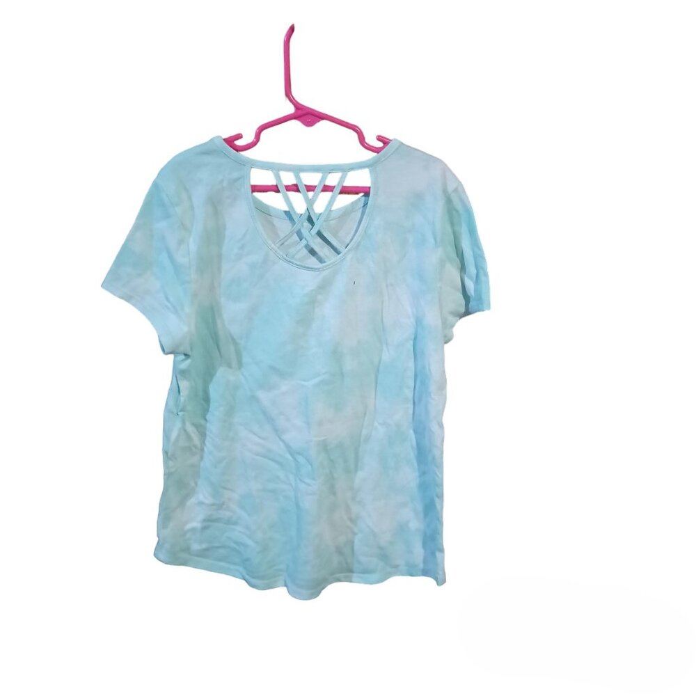 Baby Yoda St Patricks Tye Dye Top EUC - Picture 2 of 2